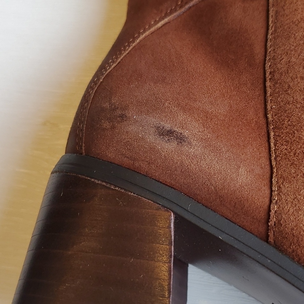 Naturalizer Light Brown Suede Sterling Saddle Knee High Boots 5 NWT - Picture 11 of 11